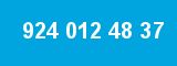 924 012 48 37 924 012 48 37
